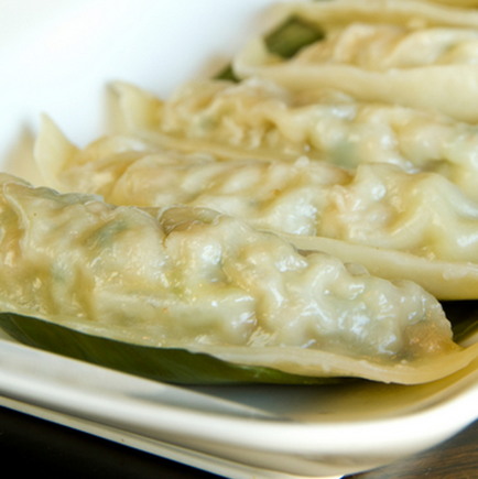 Amazing pork won tons