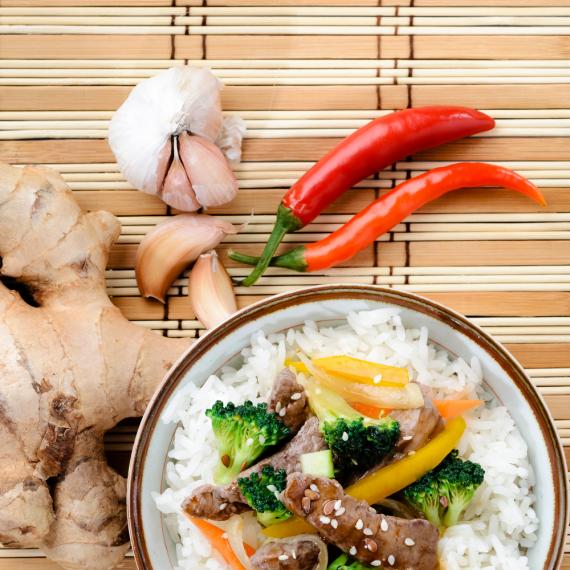 Ginger beef with vegetables | MummyPages.uk
