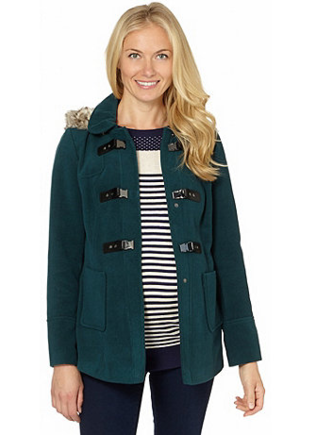 Maternity duffle coat