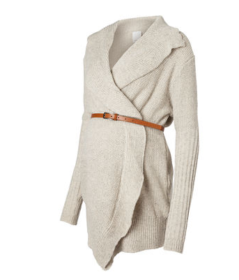 Long sleeved knitted cardigan