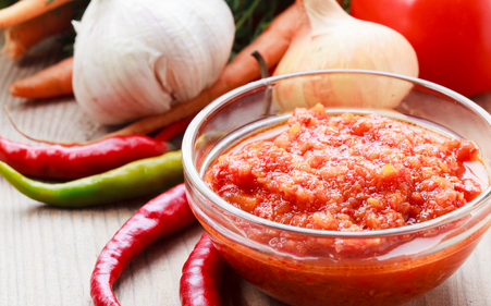 Homemade taco sauce