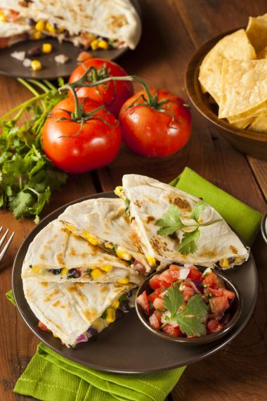 Vegetable quesadillas | MummyPages.uk