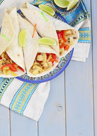 Mushroom fajitas | MummyPages.uk
