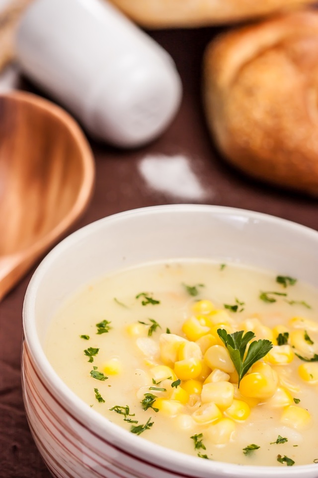 Corn and crab chowder