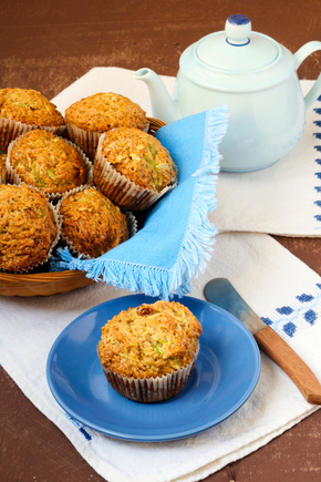 Courgette muffins