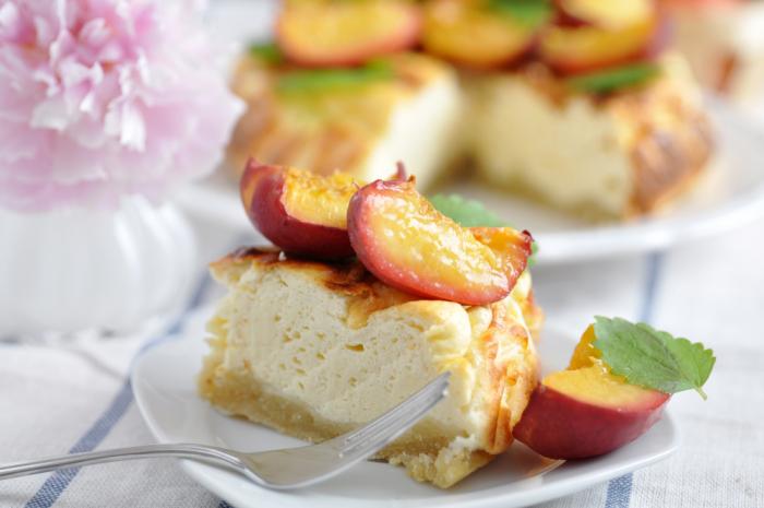 Peachy cheesecake | MummyPages.uk