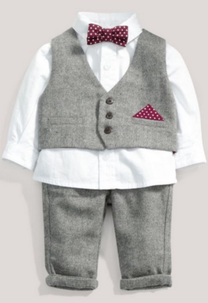 Herringbone Tweed Waistcoat Set