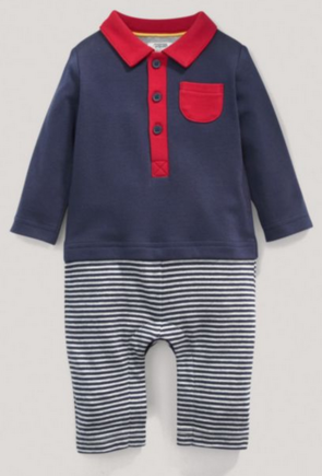 Navy Romper Suit