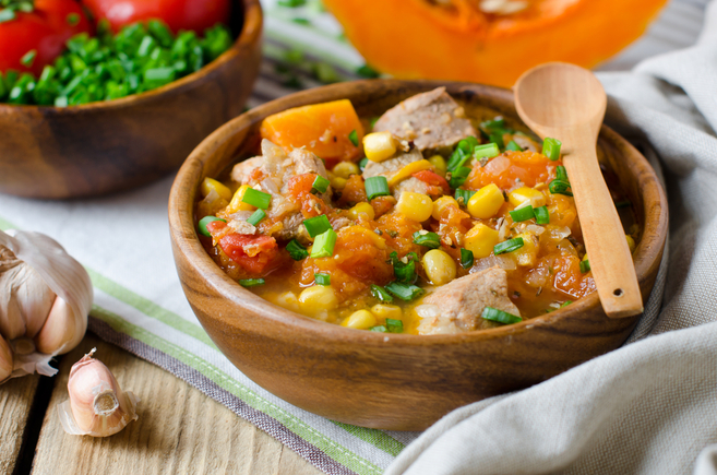 Sweet potato chilli with beef 