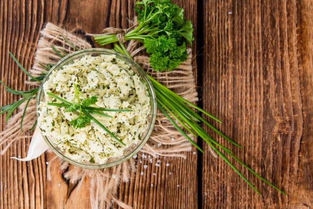  Garlic herb and parmesan butter