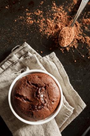 Upside down chocolate pudding cake