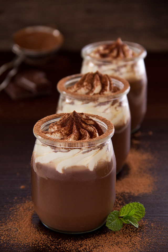 Irish chocolate mousse