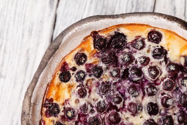 Beautiful blueberry cake