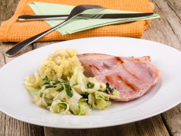 Bacon and cabbage