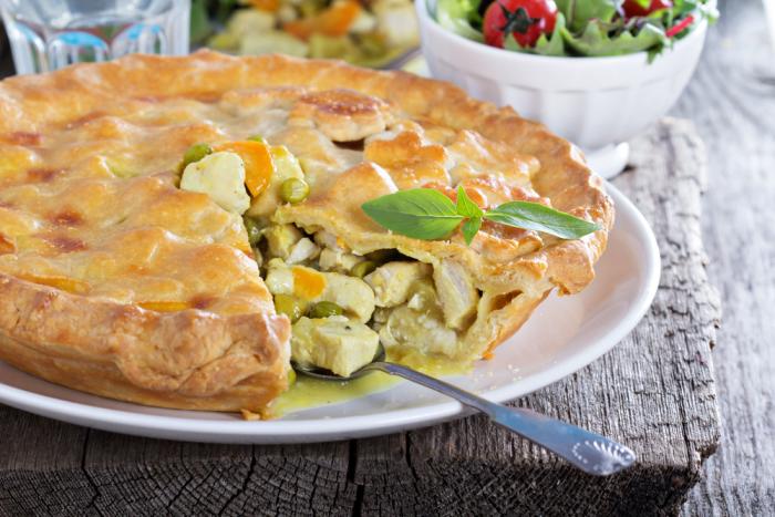 Curried vegetable and chicken pie | MummyPages.uk