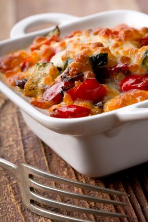 Seafood gratin bake