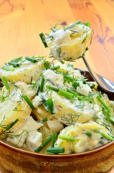 Potato salad with Dijon mustard and dill | MummyPages.uk