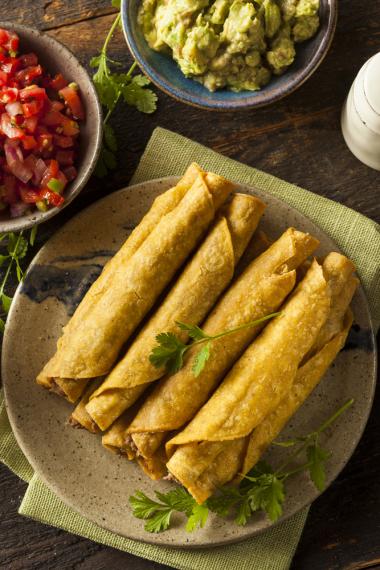 Taquitos with tomato salsa | MummyPages.uk