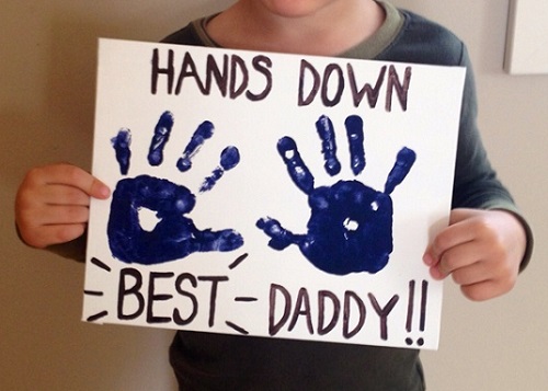 Handprint collage