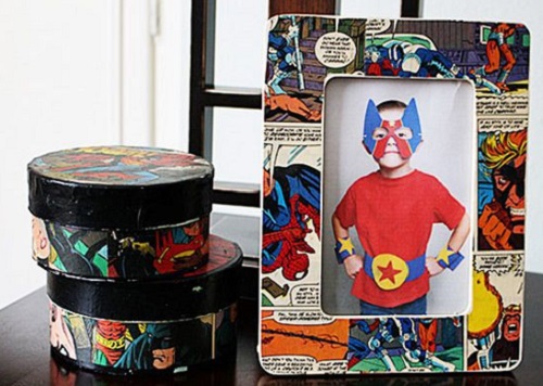 Comic book frame