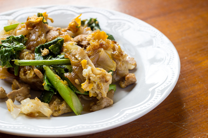 Chicken and kale stir-fry