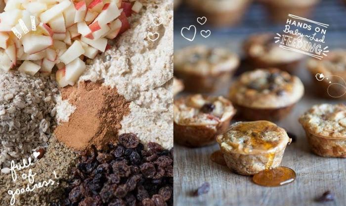 Apple and cinnamon porridge muffins | MummyPages.uk