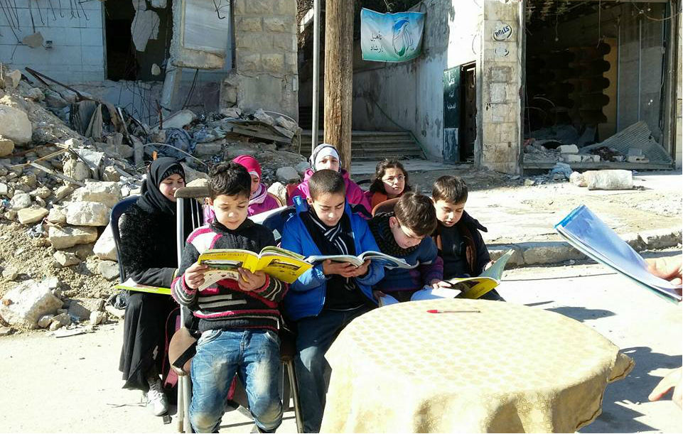 Meet the incredibly brave Syrian children who attend school in a war zone