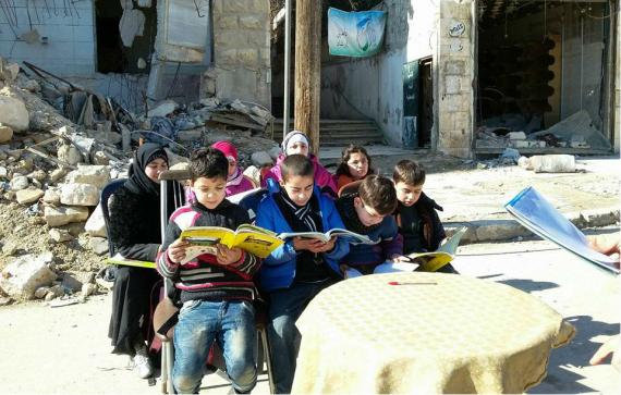 Meet the incredibly brave Syrian children who attend school in a war zone