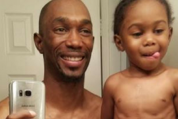Dad goals: There's a special reason behind this father-son selfie