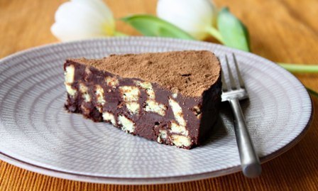 Chocolate biscuit cake