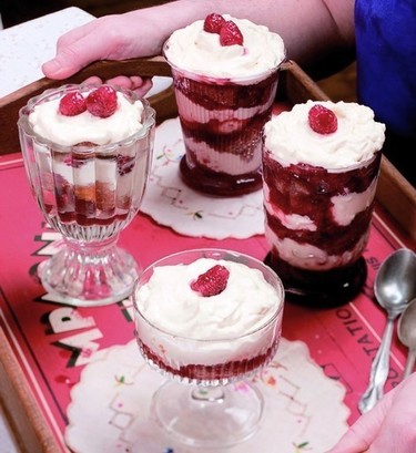 Raspberry tiramisù