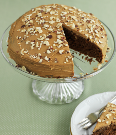 Coffee & hazelnut cake