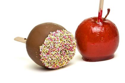 Halloween chocolate apple