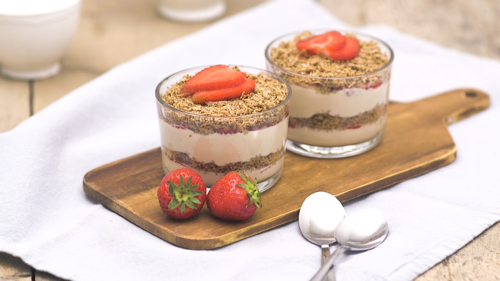 Lo cal coffee yoghurt parfait