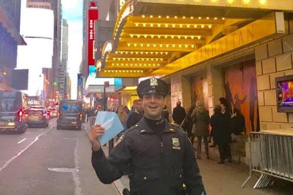 Hero: A New York cop helps family buy Hamilton tickets 