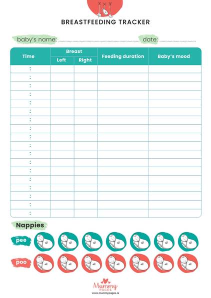 Breastfeeding tracker