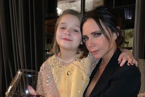 David Beckham shares rare snap of Victoria and Harper for International Womens Day