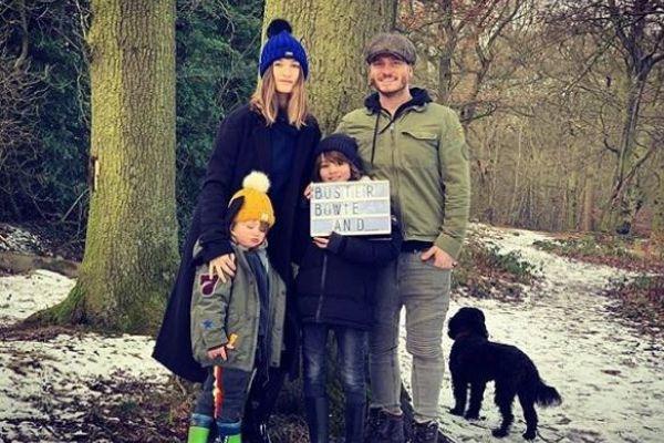 Charley Webb and Matthew Wolfenden have welcomed their third child