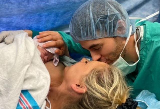 My sunshine: Enrique Iglesias and Anna Kournikova welcome a daughter