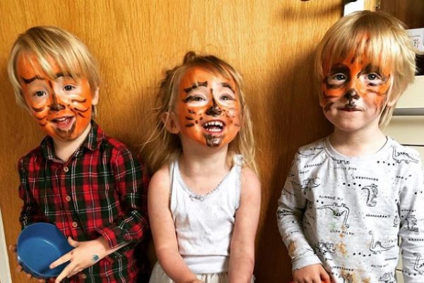 Changing soiled sheets, wiping tears, sleeping on floors: Caring for sick triplets
