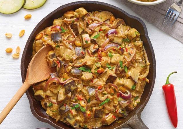 Recipe: Aubergine & Coconut Peanut Curry for Coeliac Awareness Week