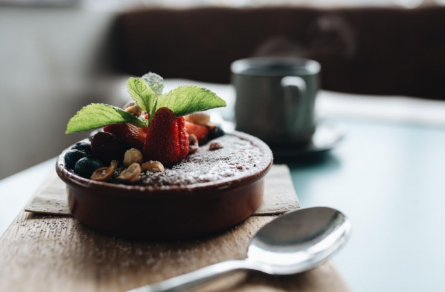 Breakfast recipe to die for: chocolate bircher with caramel crack 