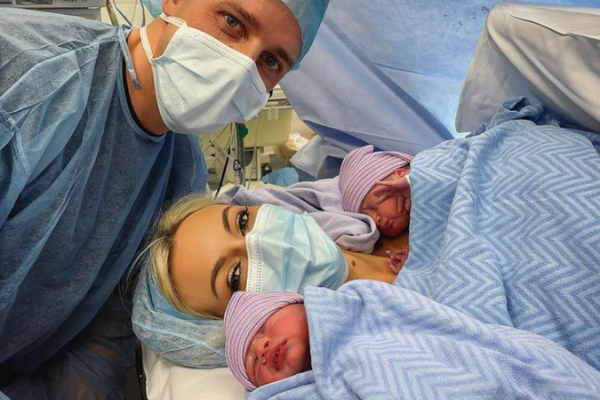 Rosanna Davison shares emotional video about her miracle twin pregnancy and birth