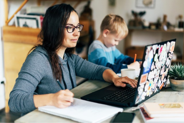 Over 50% of female office workers believe hybrid working has benefited their career progression