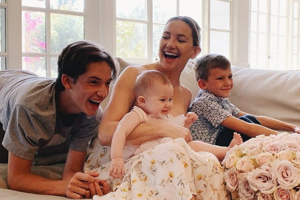 Kate Hudson opens up about how she co-parents with three different dads
