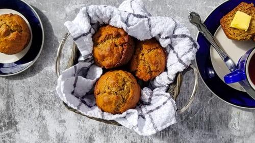 Recipe: Banana-peanut-butter-chocolate muffins