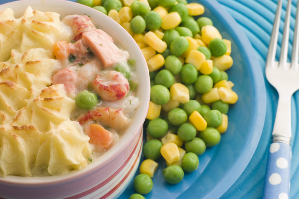 This fish and sweetcorn pie is the perfect family meal to keep in rotation
