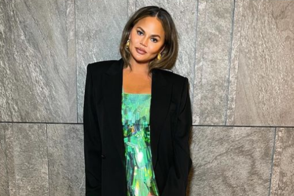 Chrissy Teigen unveils adorable photo of newborn daughter Estis face