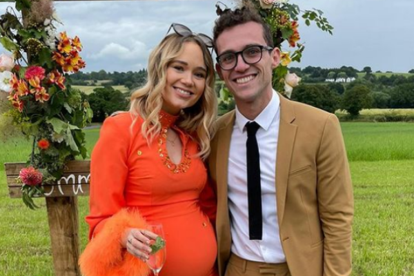 Hollyoaks stars Daisy Wood-Davis & Luke Jerdy welcomed a bouncing baby boy