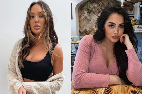 Charlotte Crosby looks like a natural meeting Marnie Simpson’s newborn boy